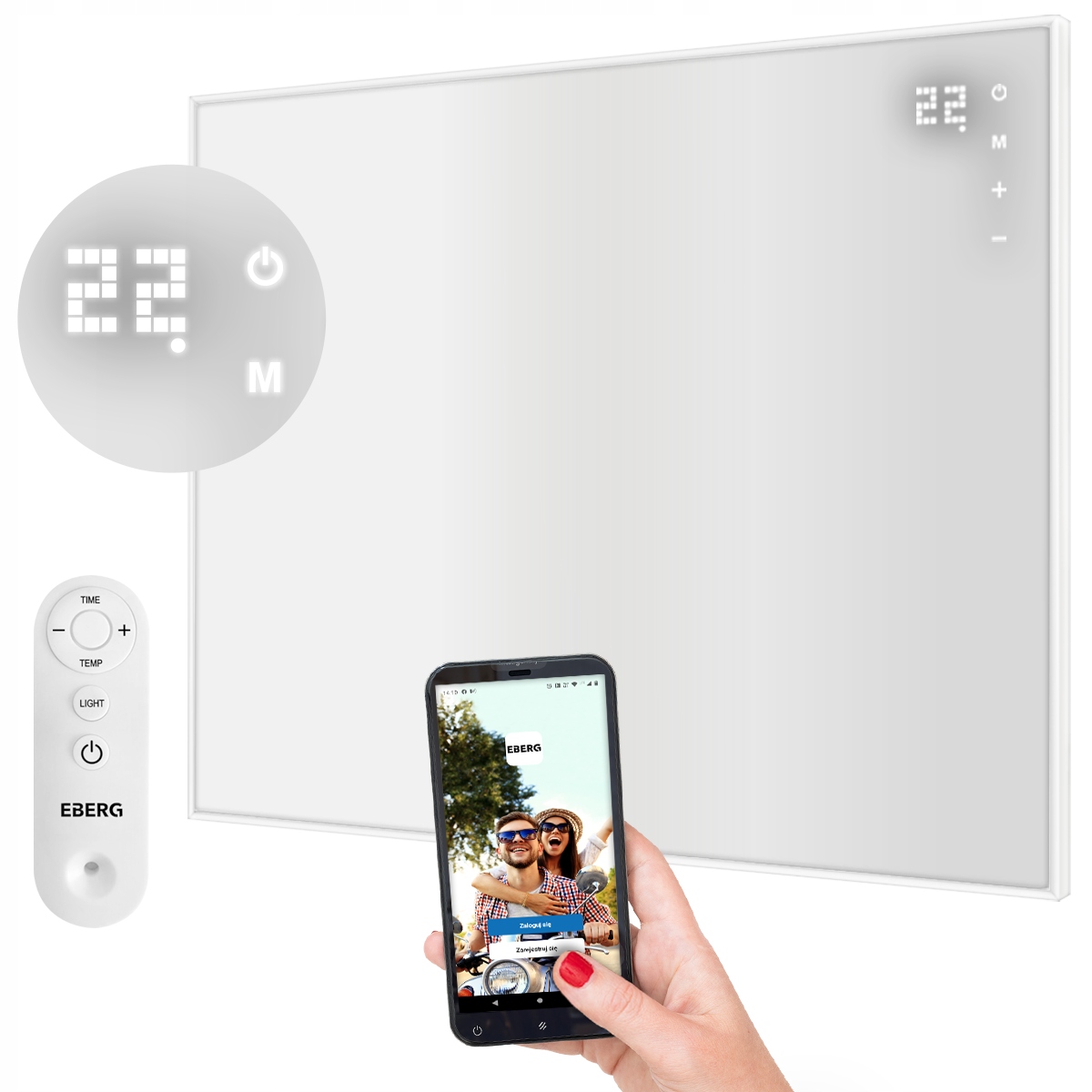 Infražiarič EBERG ROT 960 W WiFi energeticky úsporná LED